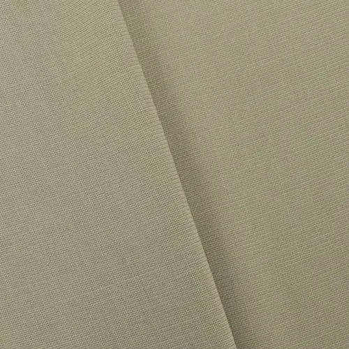 1 5/8 YD PC-Beige Tropical Wool Blend Semi-Opaque Basketweave Shirting Fabric