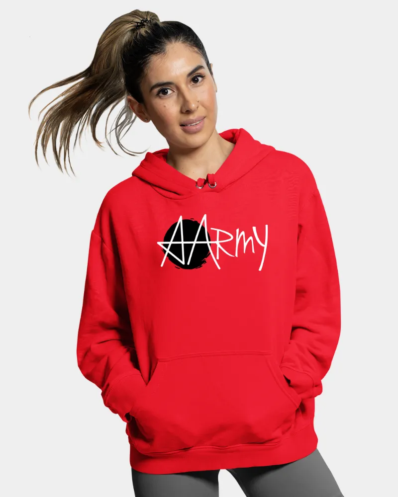 AArmy Unisex Hoodie Red