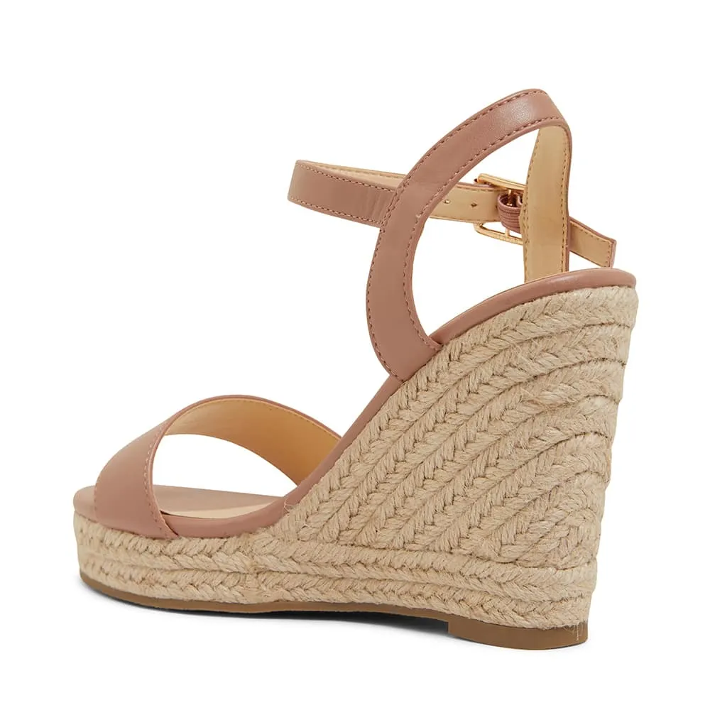 Amato Espadrille in Blush Smooth