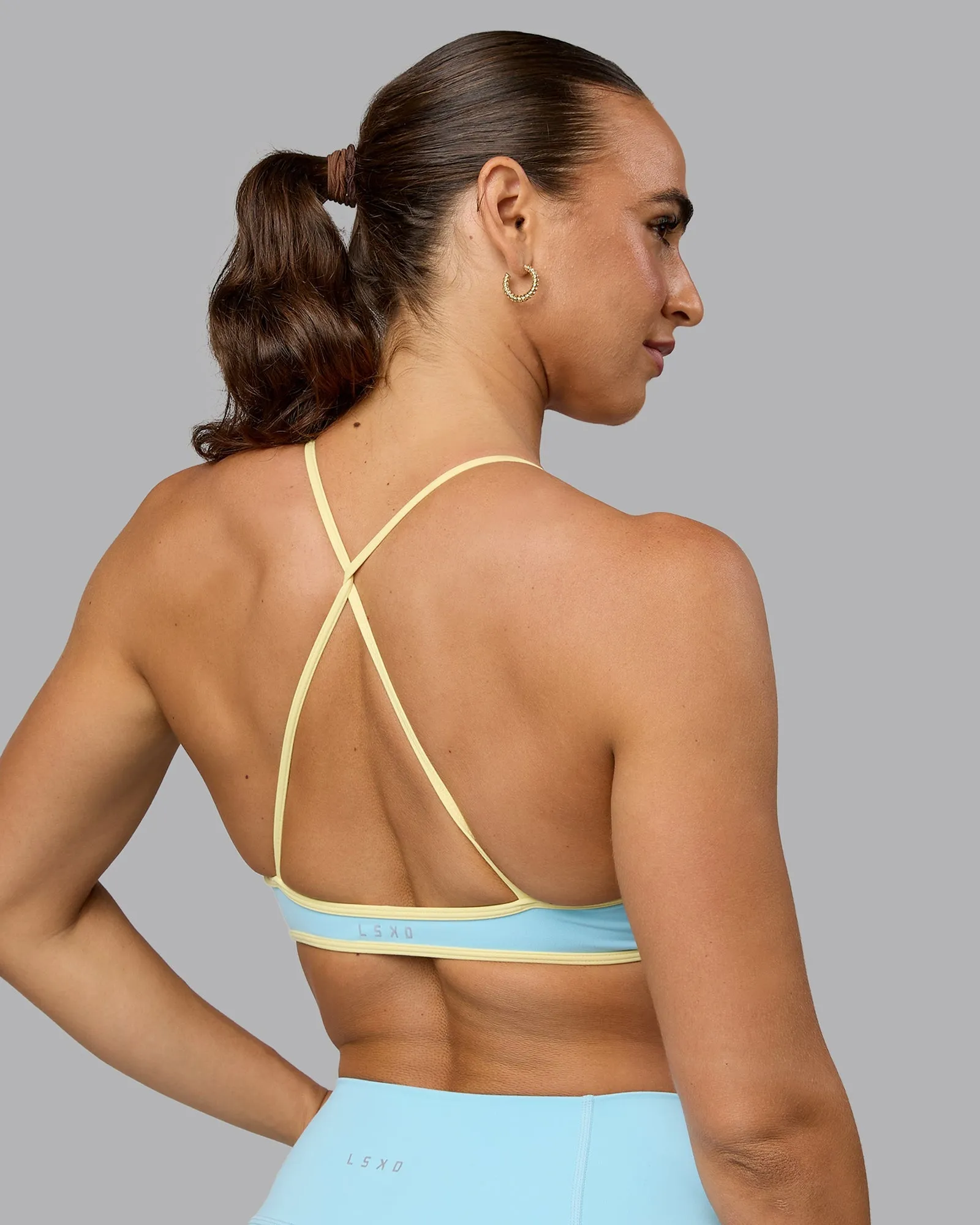 Ambience Sports Bra - Crystal Blue-Lemon