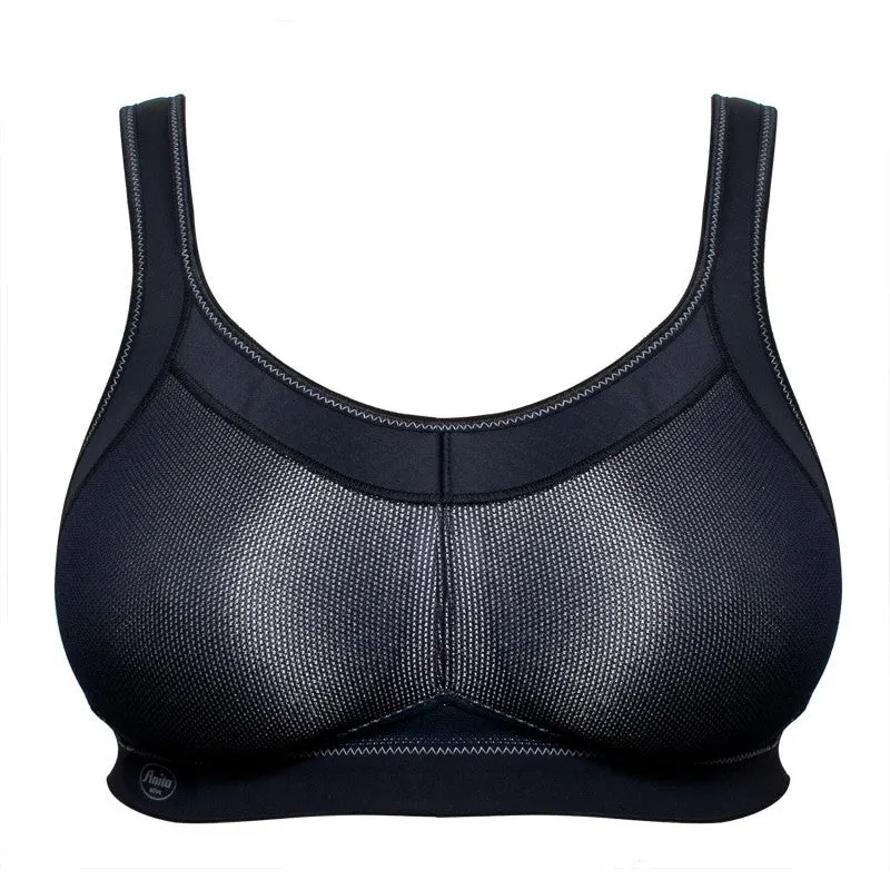 Anita Active Momentum Wire Free Sports Bra, Black