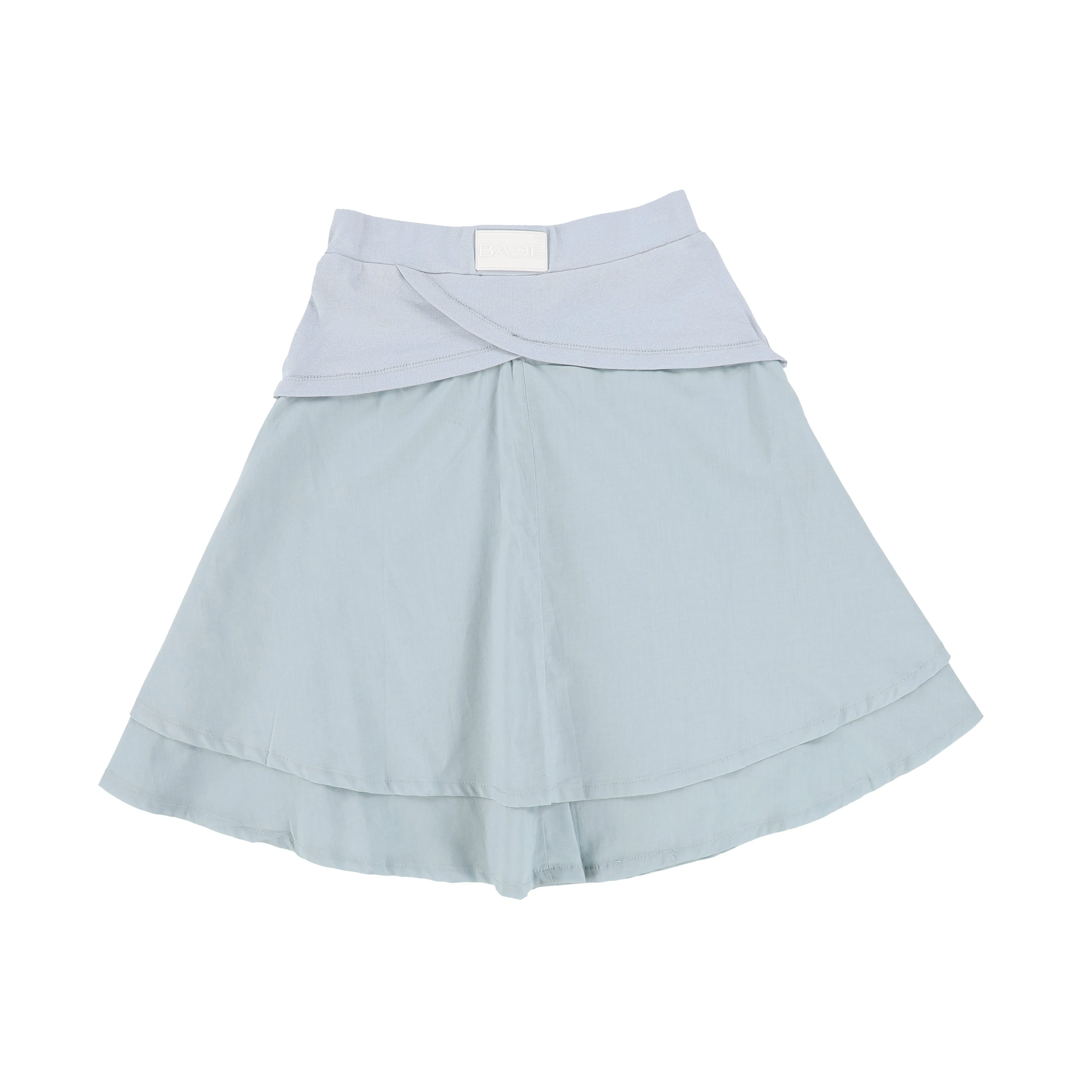 BACE COLLECTION LIGHT BLUE TISSUE T-SHIRT SKIRT [Final Sale]