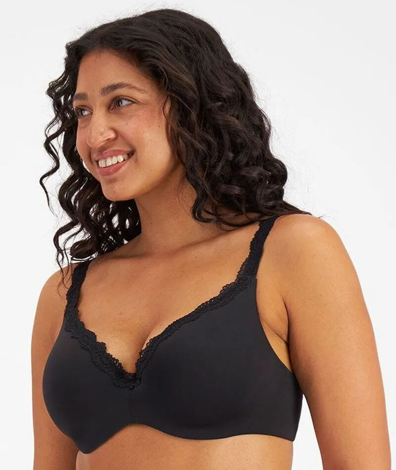 Berlei New Barely There Luxe Contour Bra - Black