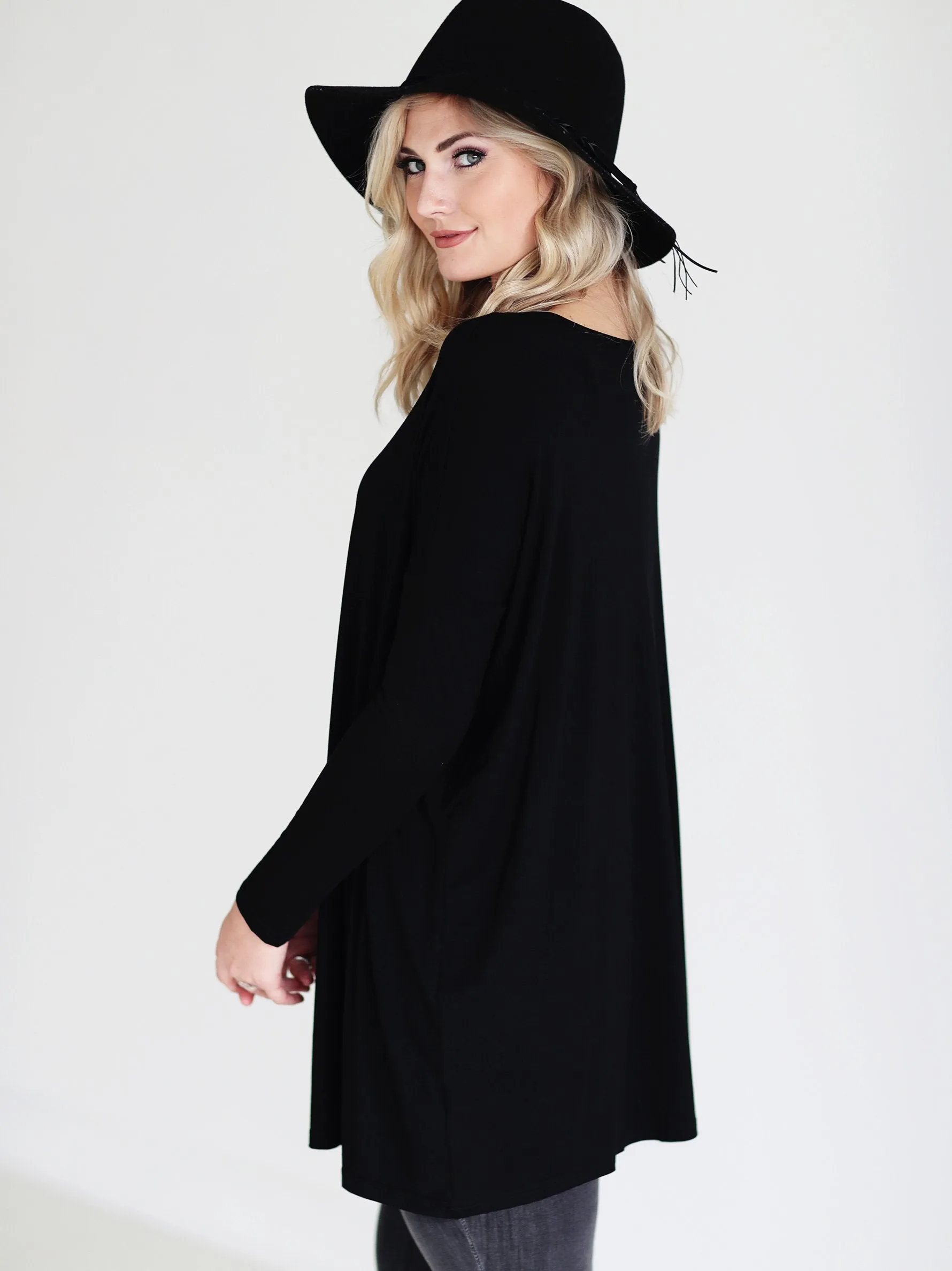 Black Long Sleeve Tunic