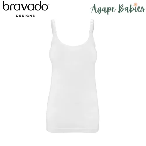 Bravado Classic Nursing Cami - White (4 Sizes)