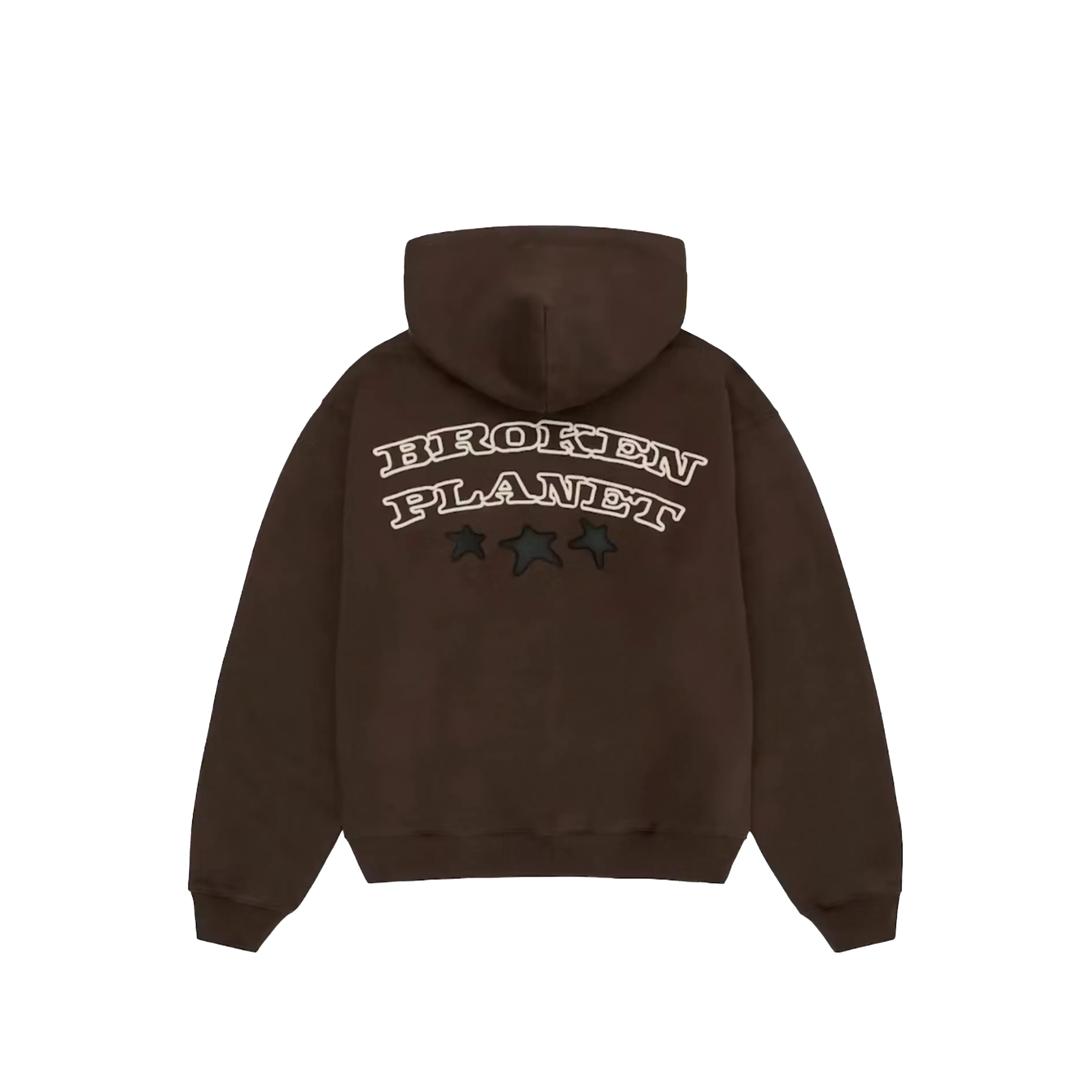 Broken Planet Out Of Service Hoodie Brown