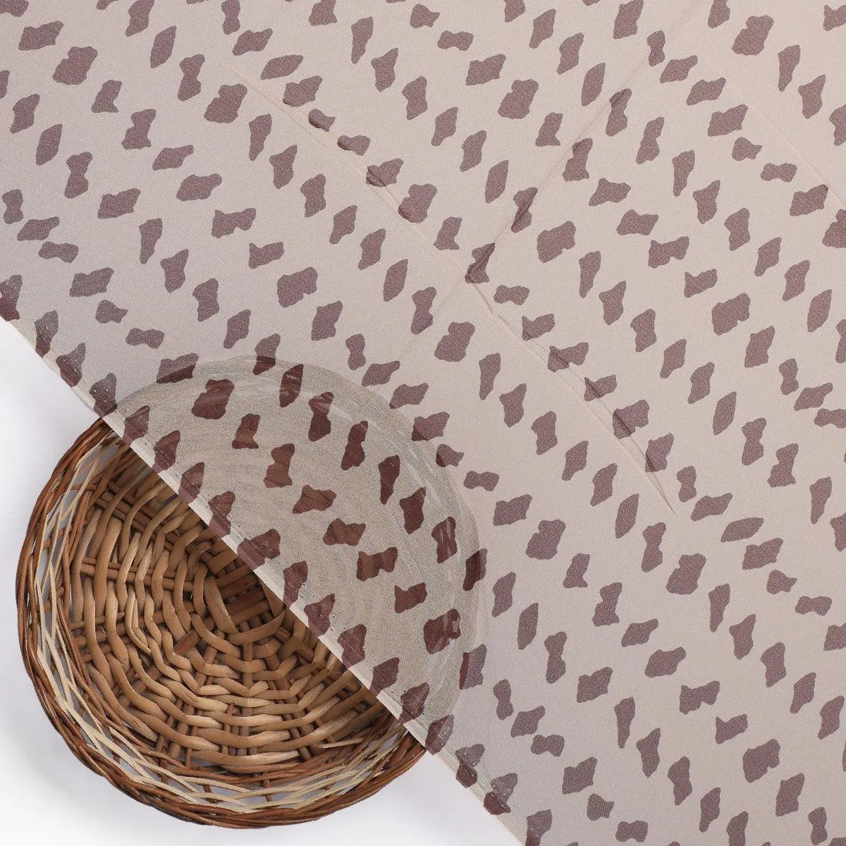 Brown Stones Digital Printed Fabric - Pure Georgette