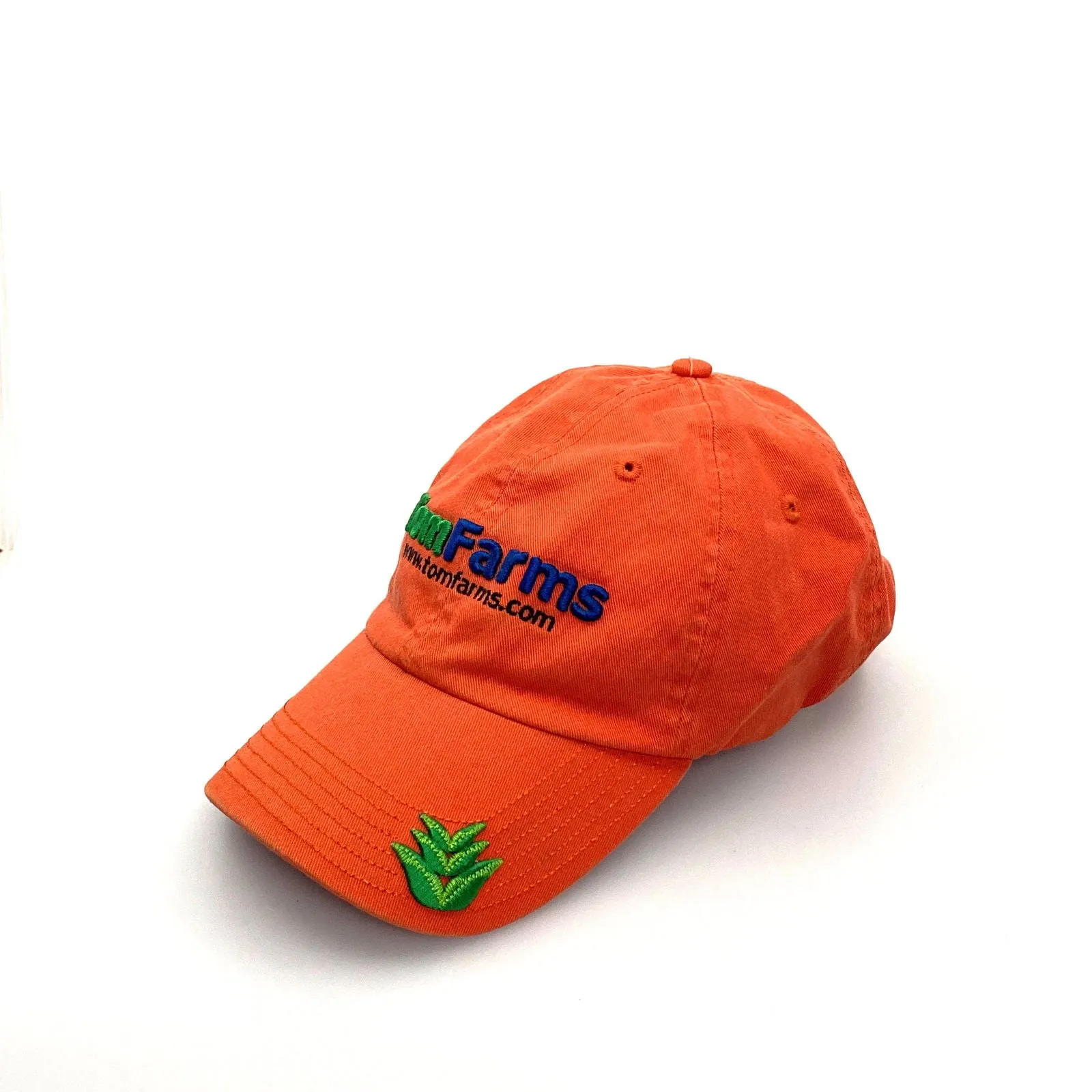 Cap America Mens Monsanto TOMFARMS Adjustable Orange Dad Baseball Hat