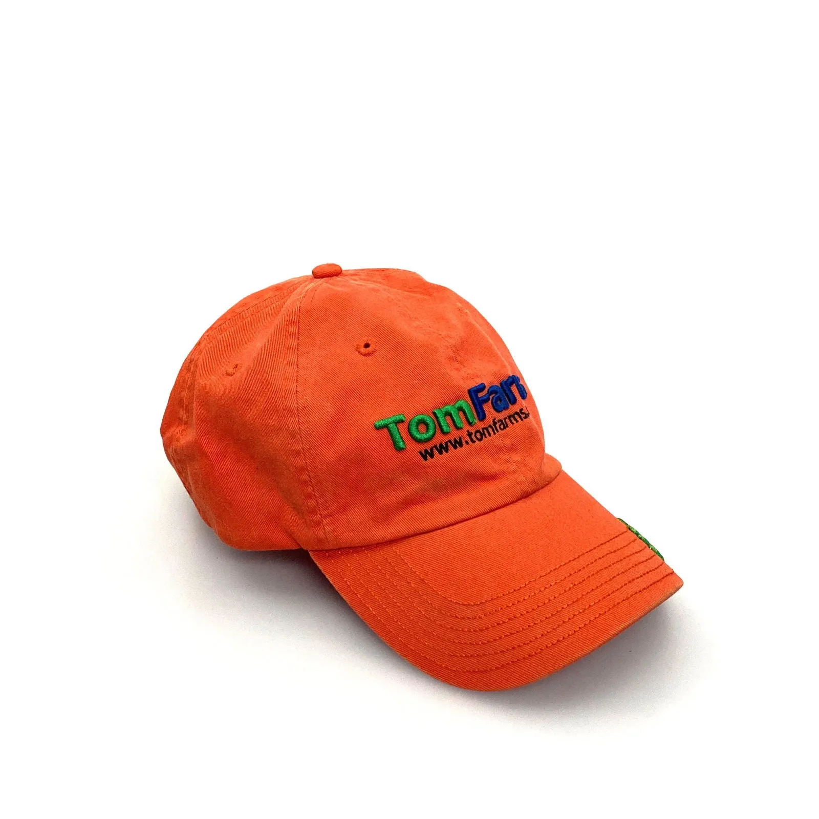 Cap America Mens Monsanto TOMFARMS Adjustable Orange Dad Baseball Hat