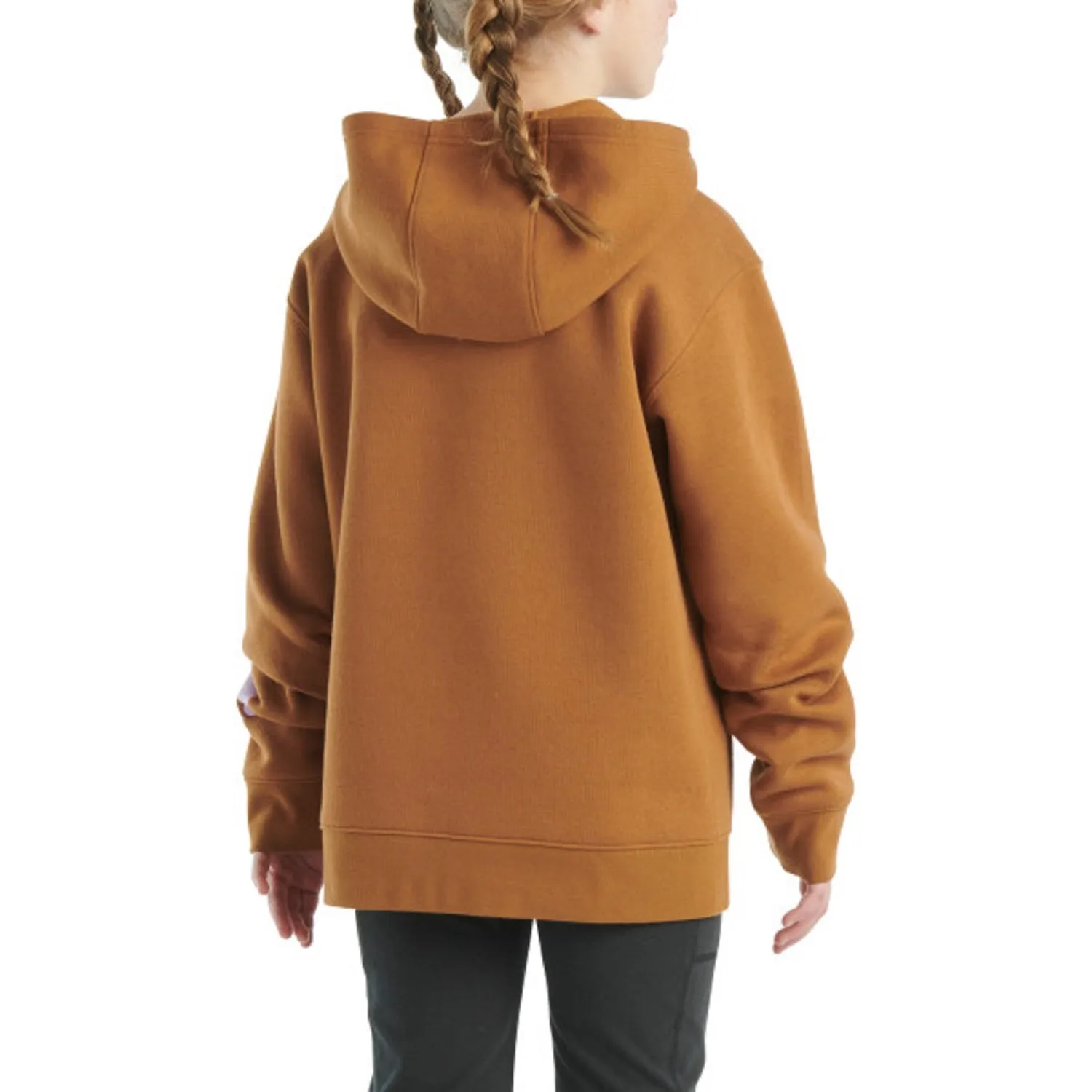 Carhartt Girls' Logo Graphic Hooded Sweatshirt