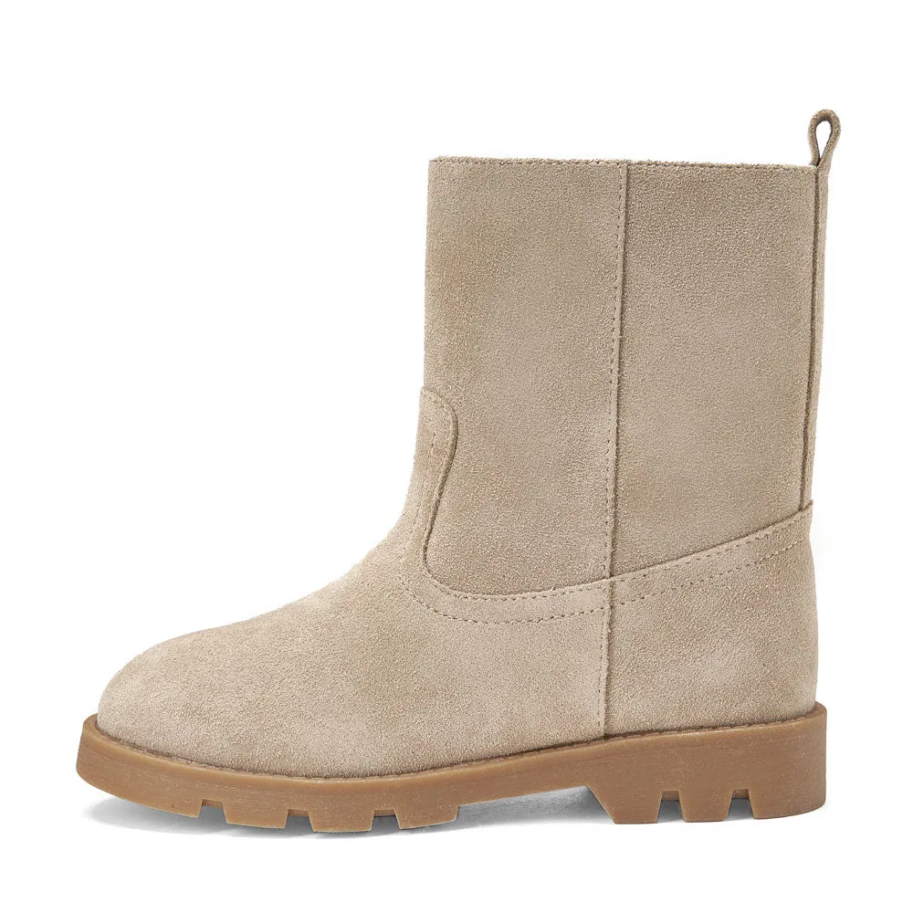 Carine Suede Light Beige