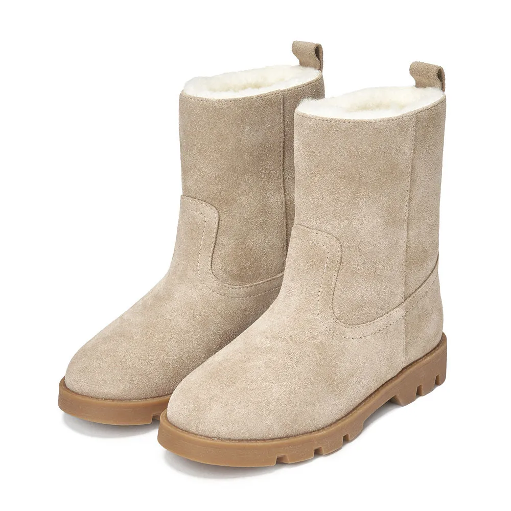 Carine Suede Light Beige