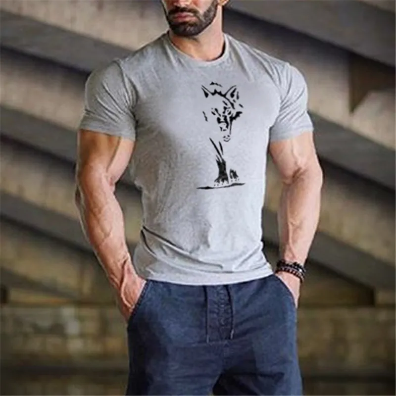 Casual Round Neck Breathable Sports Short Sleeve T-Shirt