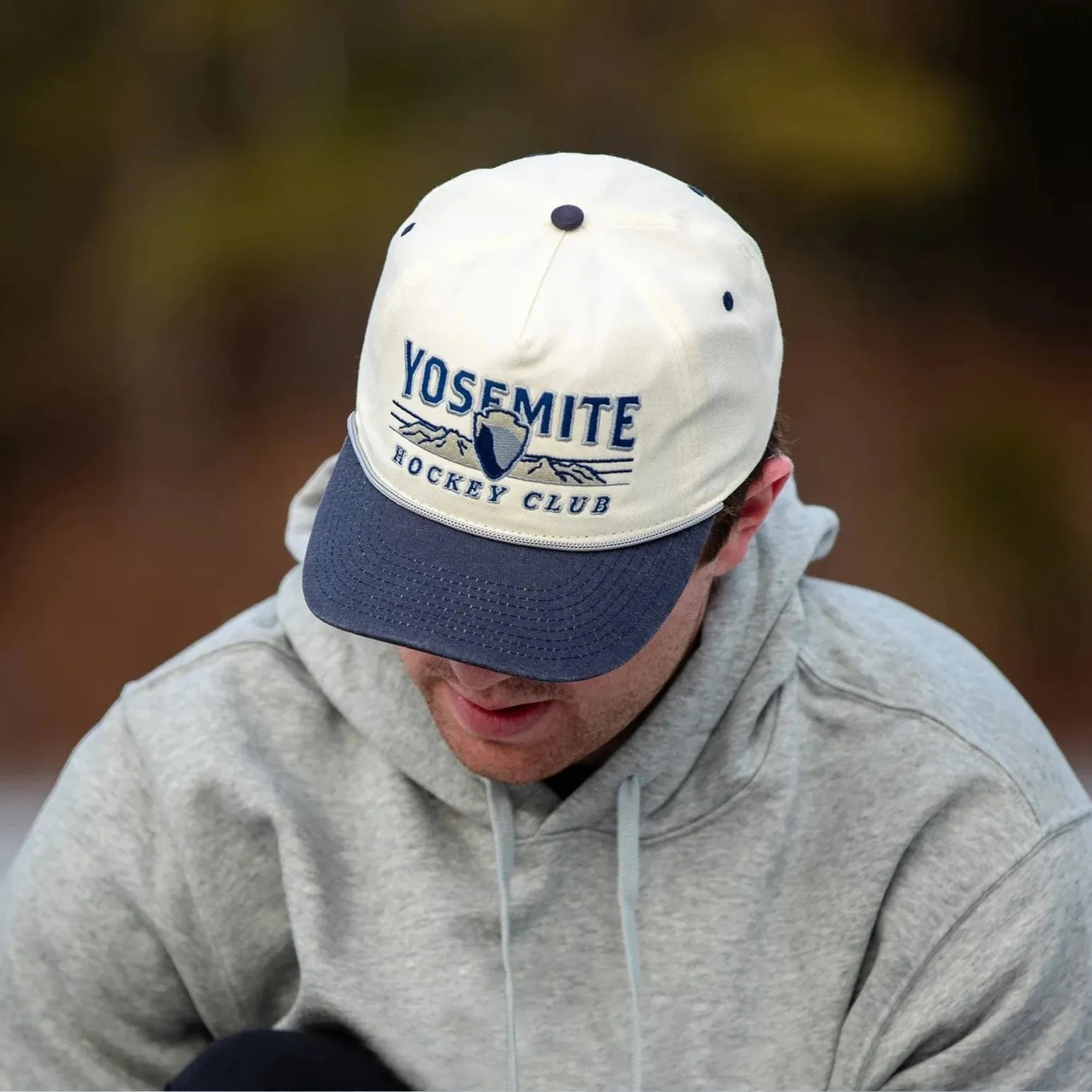 Celly Hockey Yosemite Hockey Club Snapback Hat - Cream