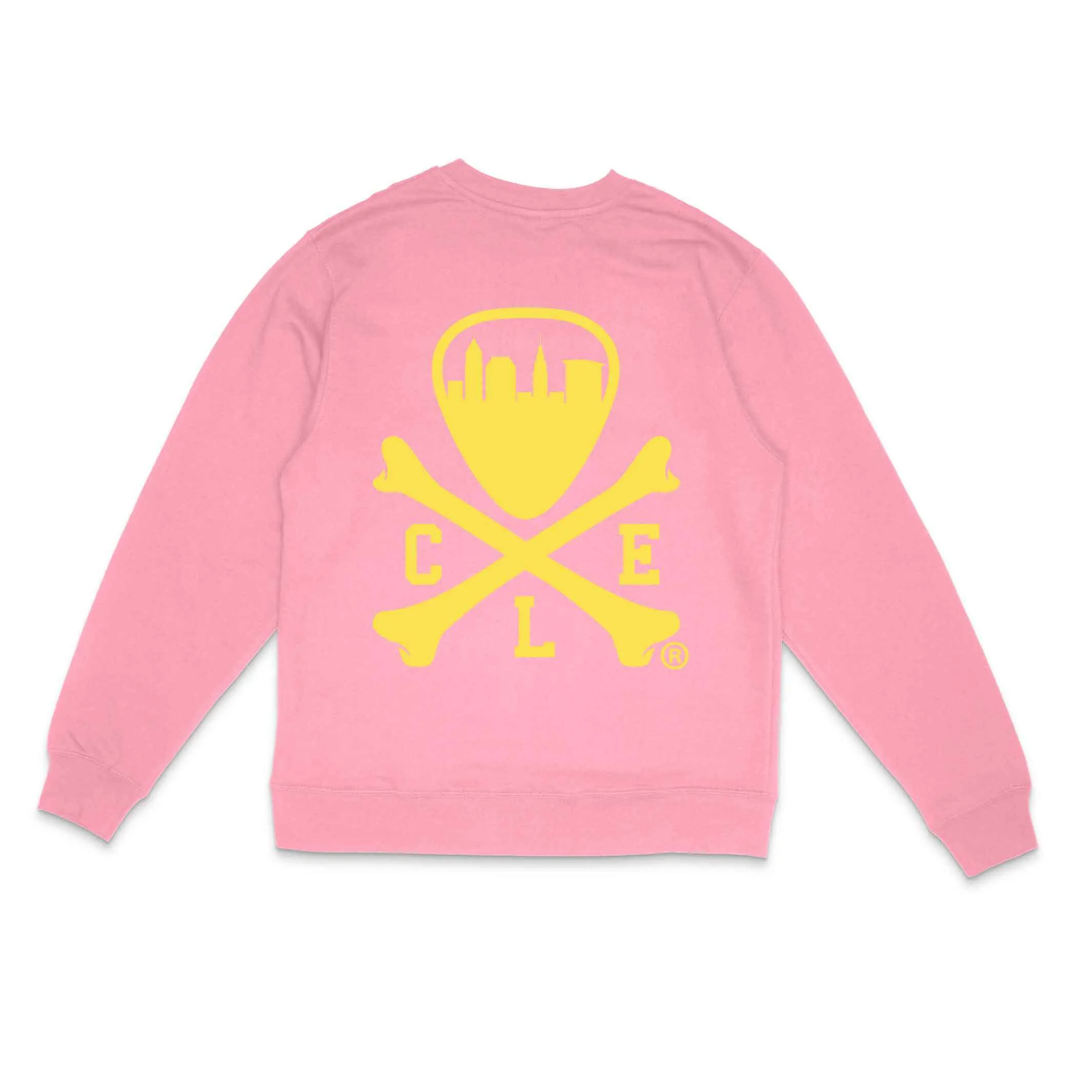 CLE Logo - Unisex Crewneck Sweatshirt - Pigment Pink