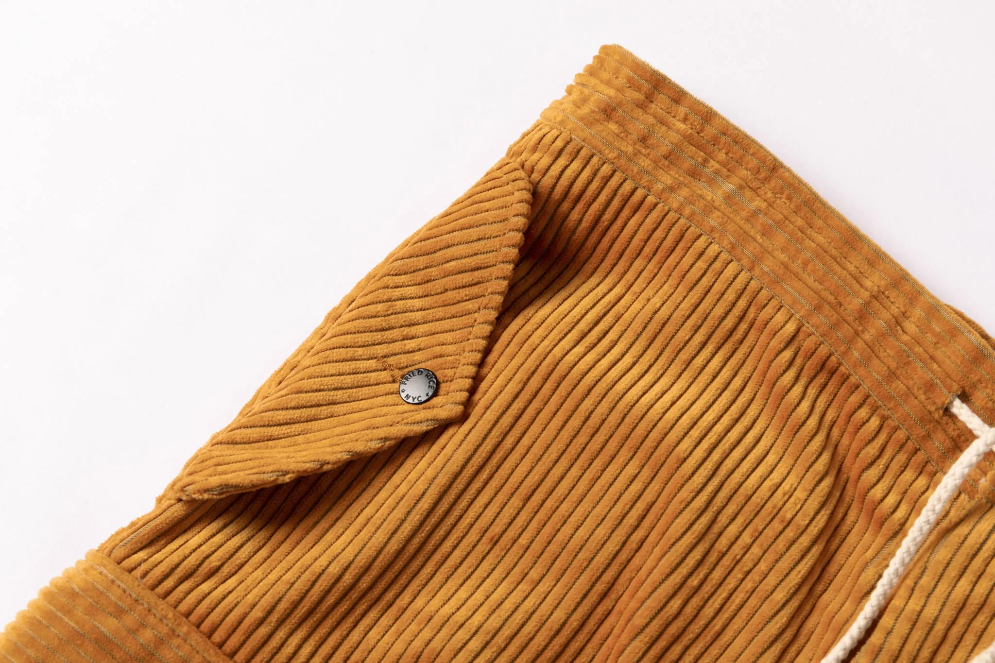 Corduroy Cargo Pants - Vibrant Contrast Wide Wale