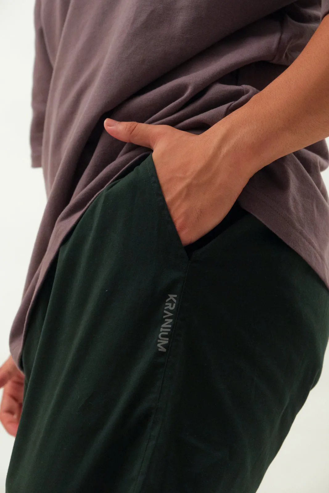 Emerald Green Urban Parachute Pants