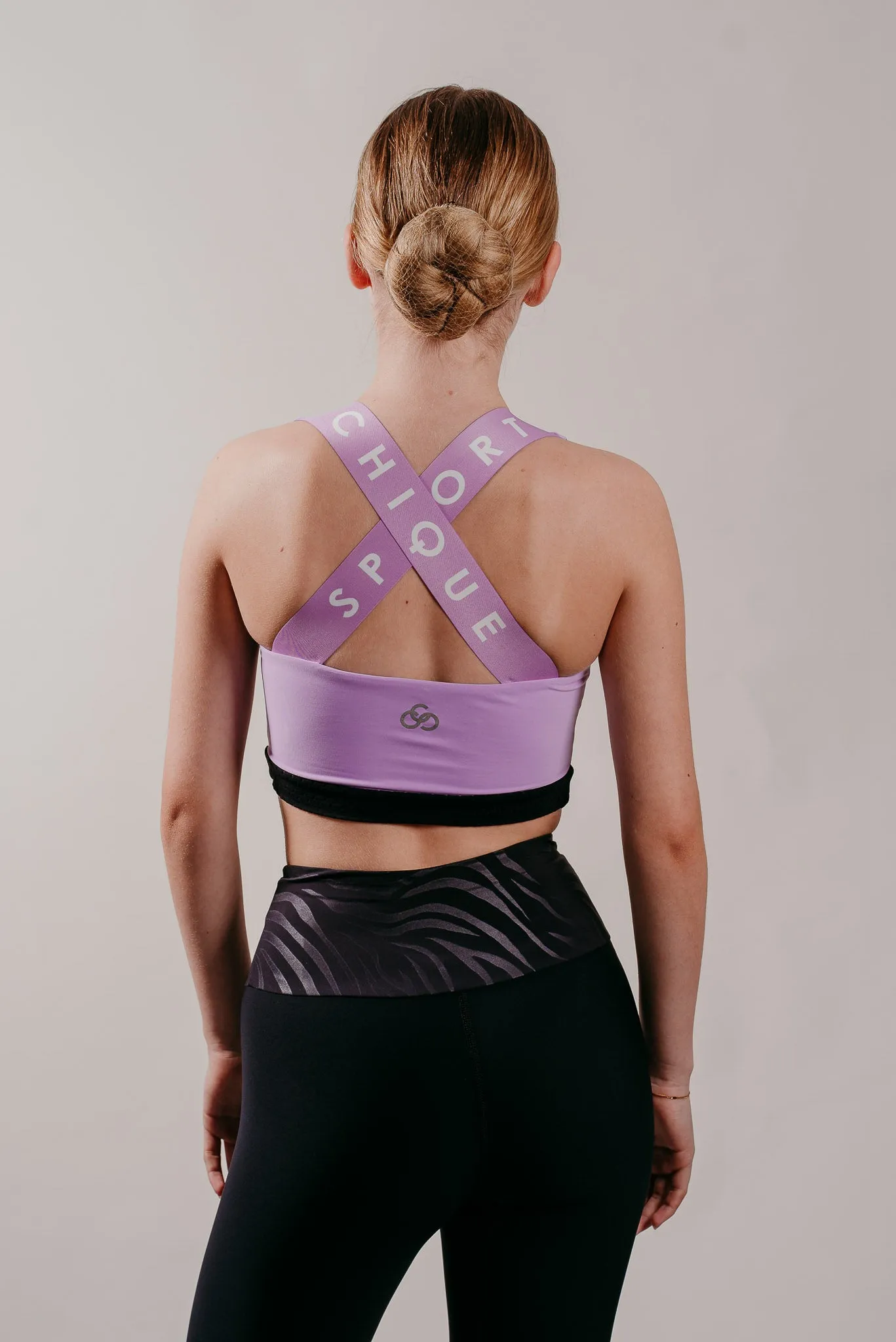 Fierce X Crop Top in Amethyst