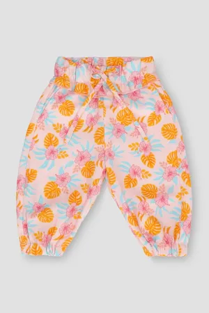 Floral Trouser For Baby Girl - Floral