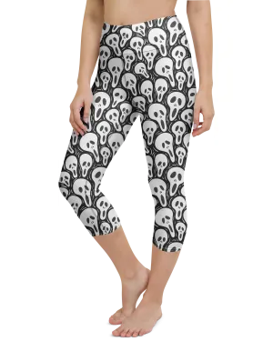 Ghost Face Yoga Capris