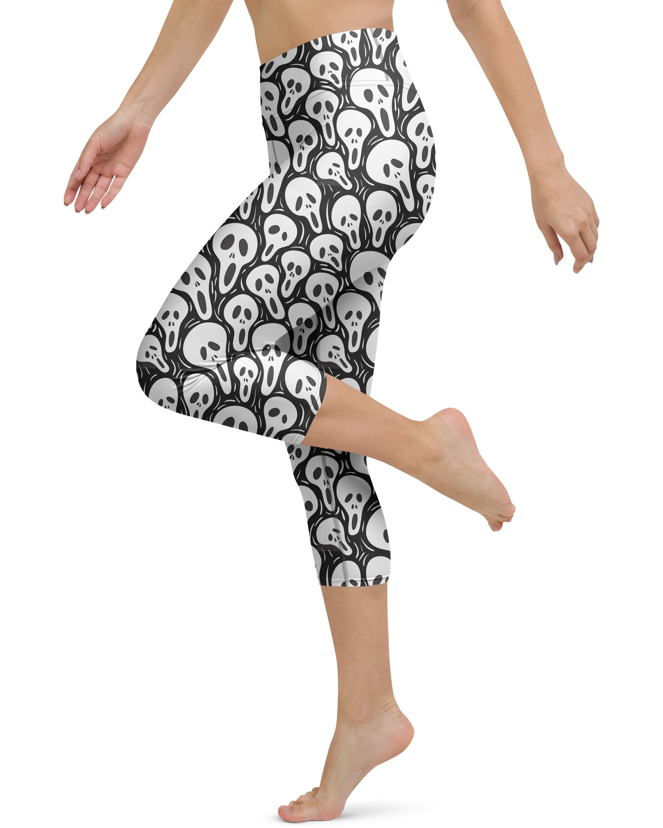 Ghost Face Yoga Capris