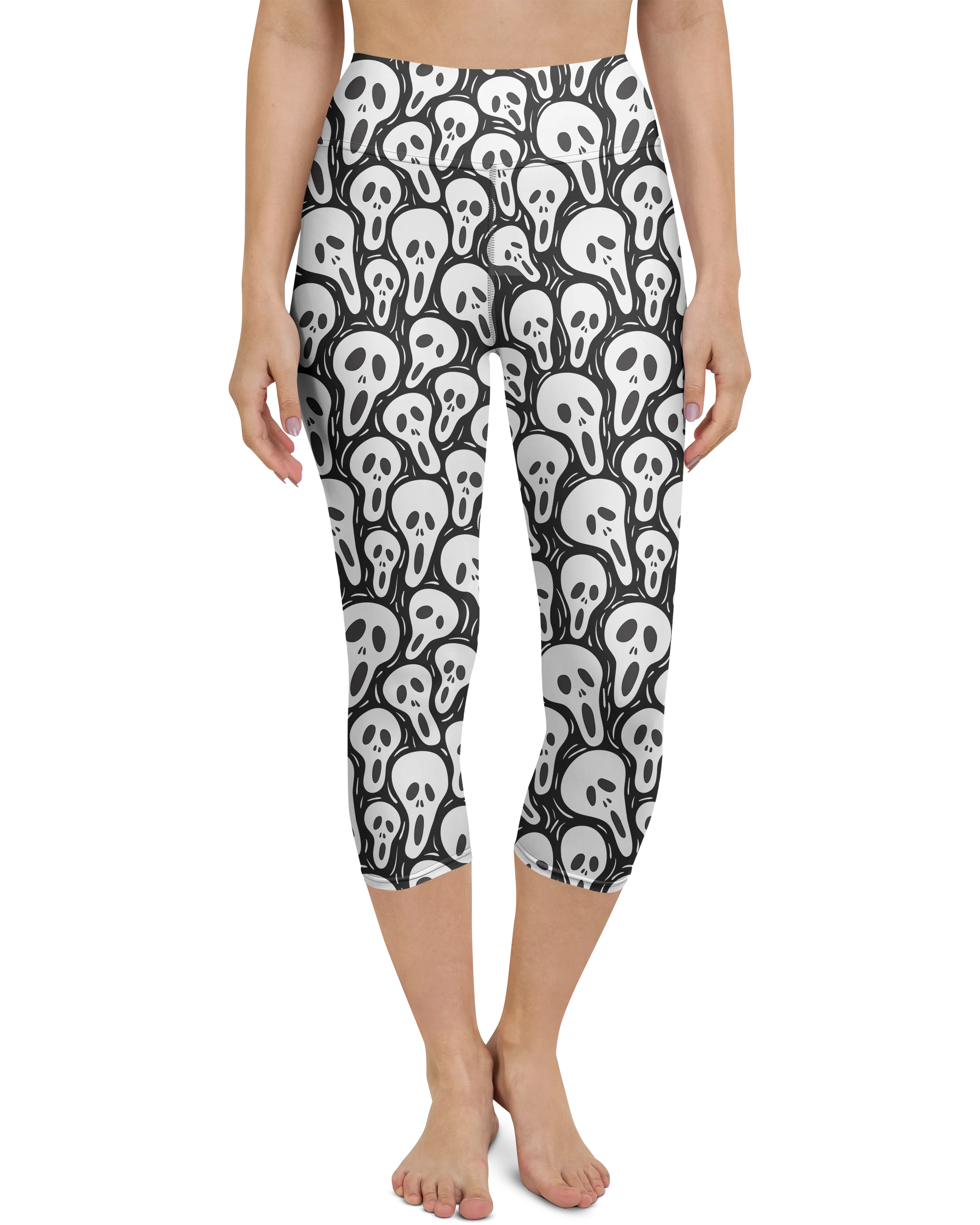 Ghost Face Yoga Capris