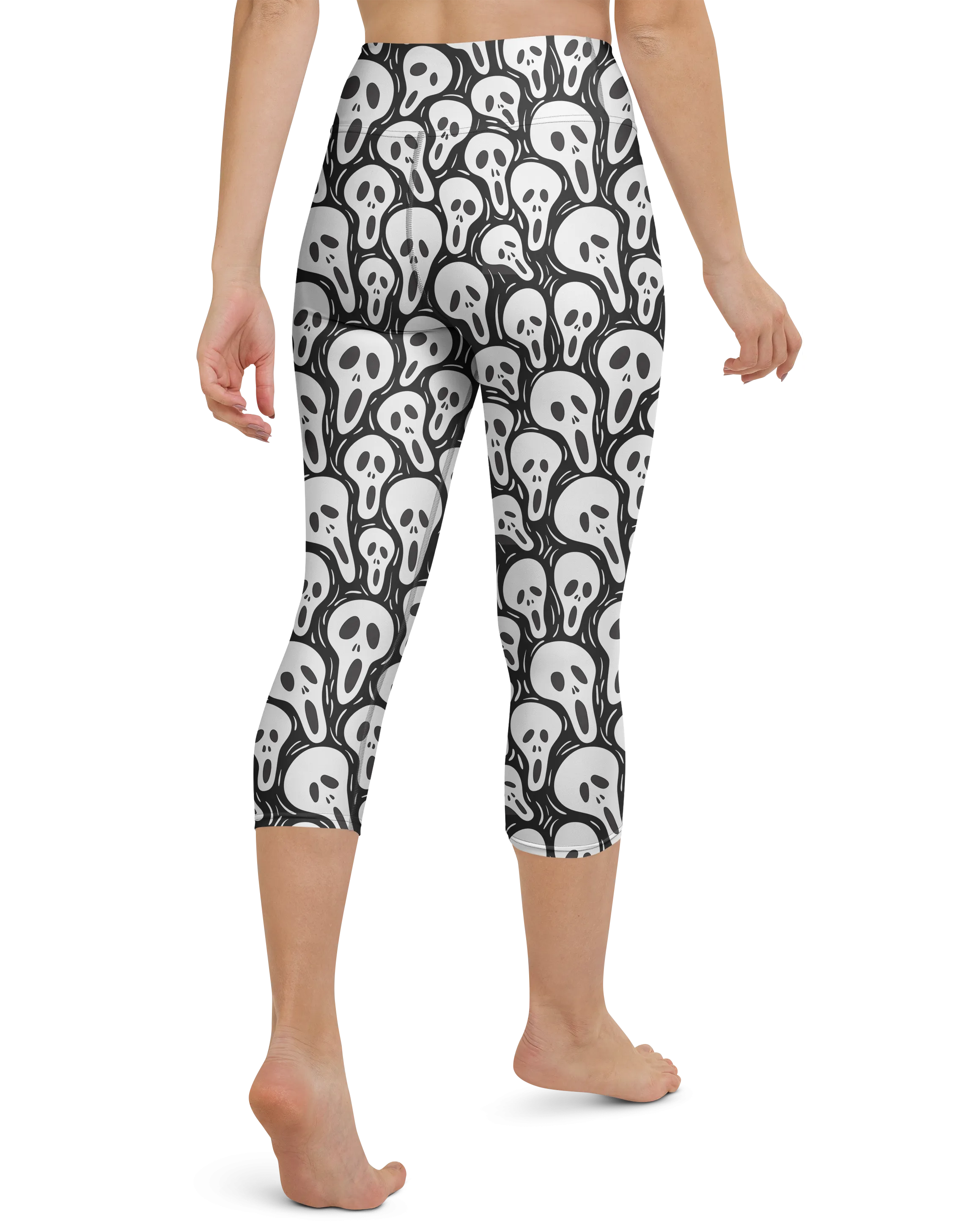 Ghost Face Yoga Capris