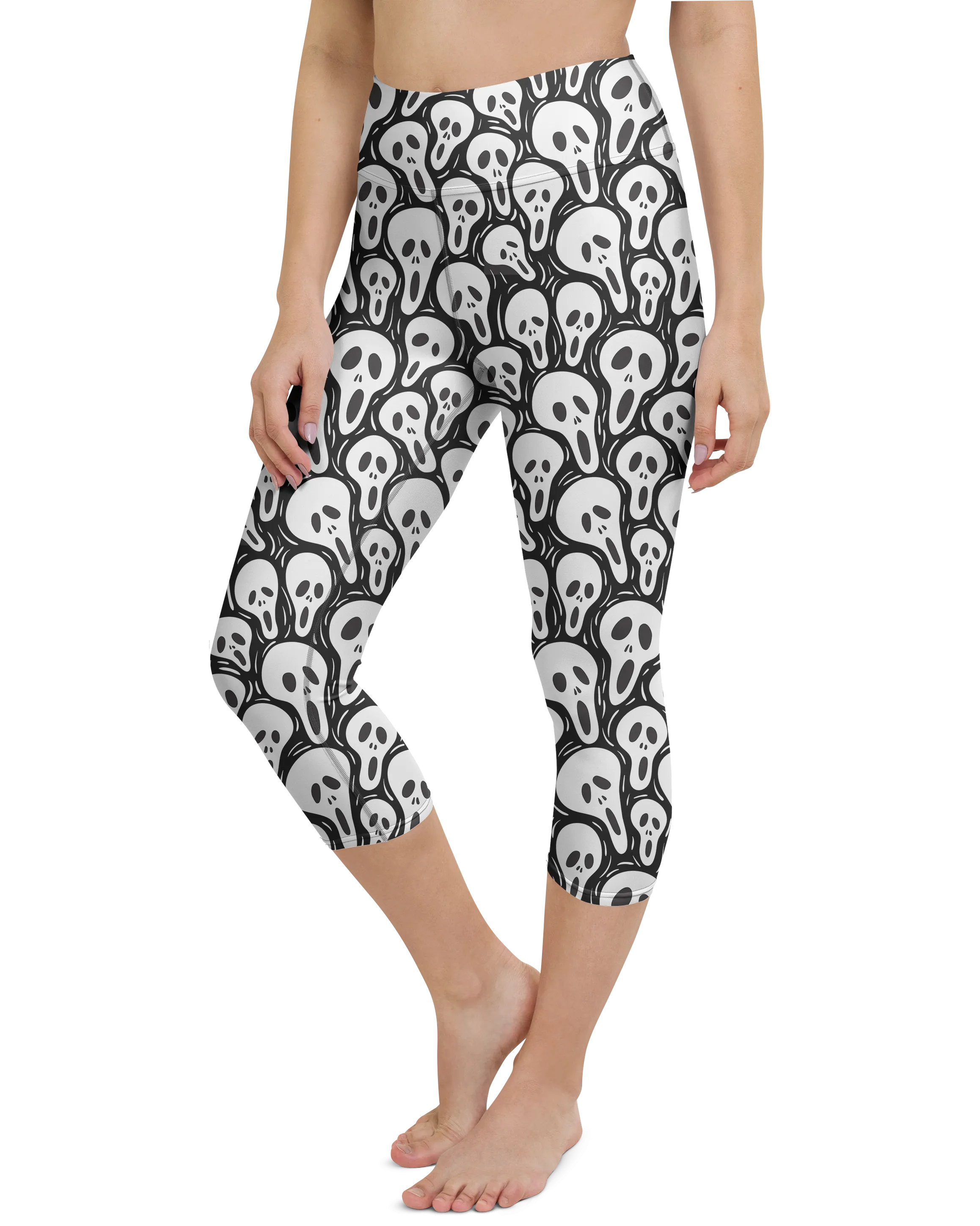 Ghost Face Yoga Capris