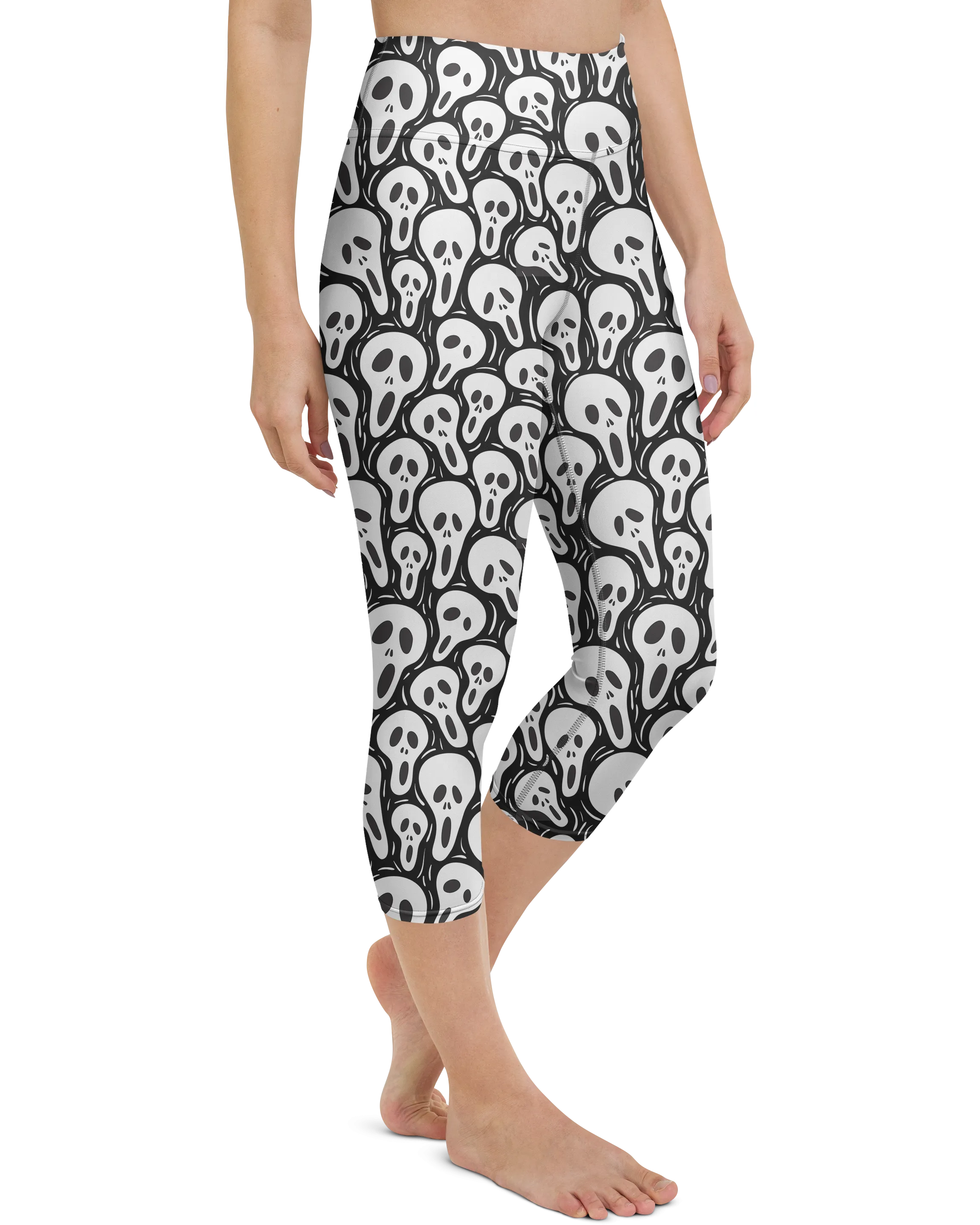 Ghost Face Yoga Capris