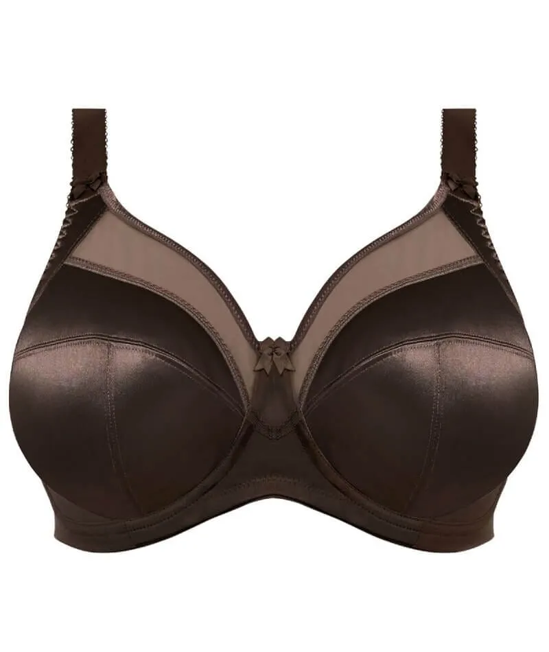 Goddess Keira Underwired Banded Bra - Chocolate