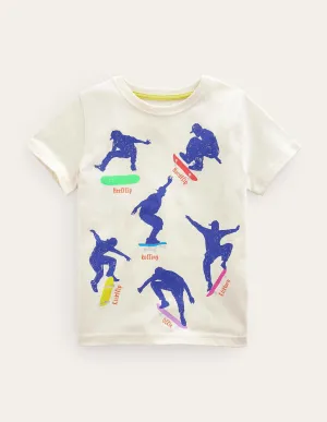 Graphic Education T-shirt-Vanilla Pod Skaters