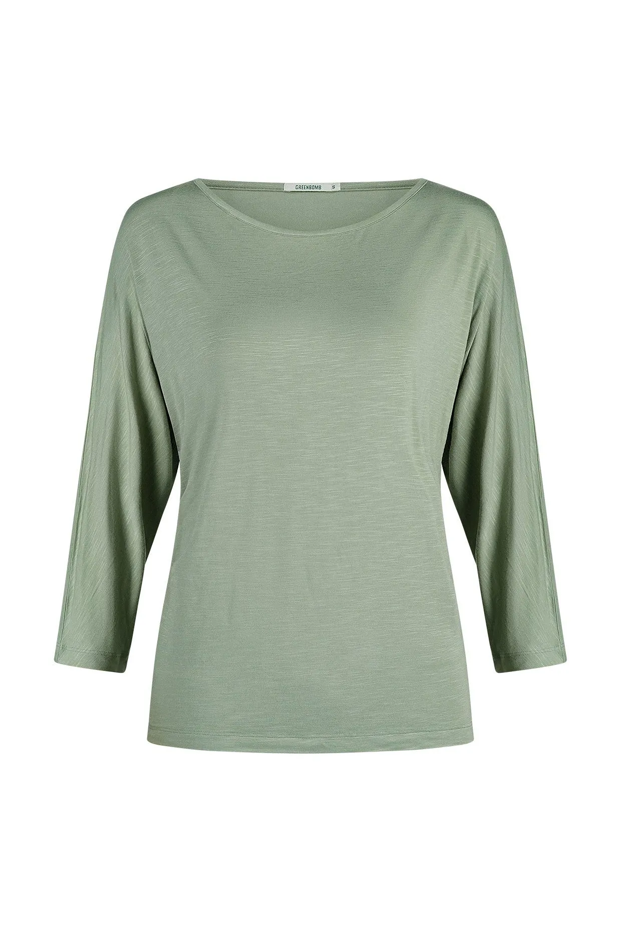 Greenbomb Basic Simper Longsleeve Top - Pale Green