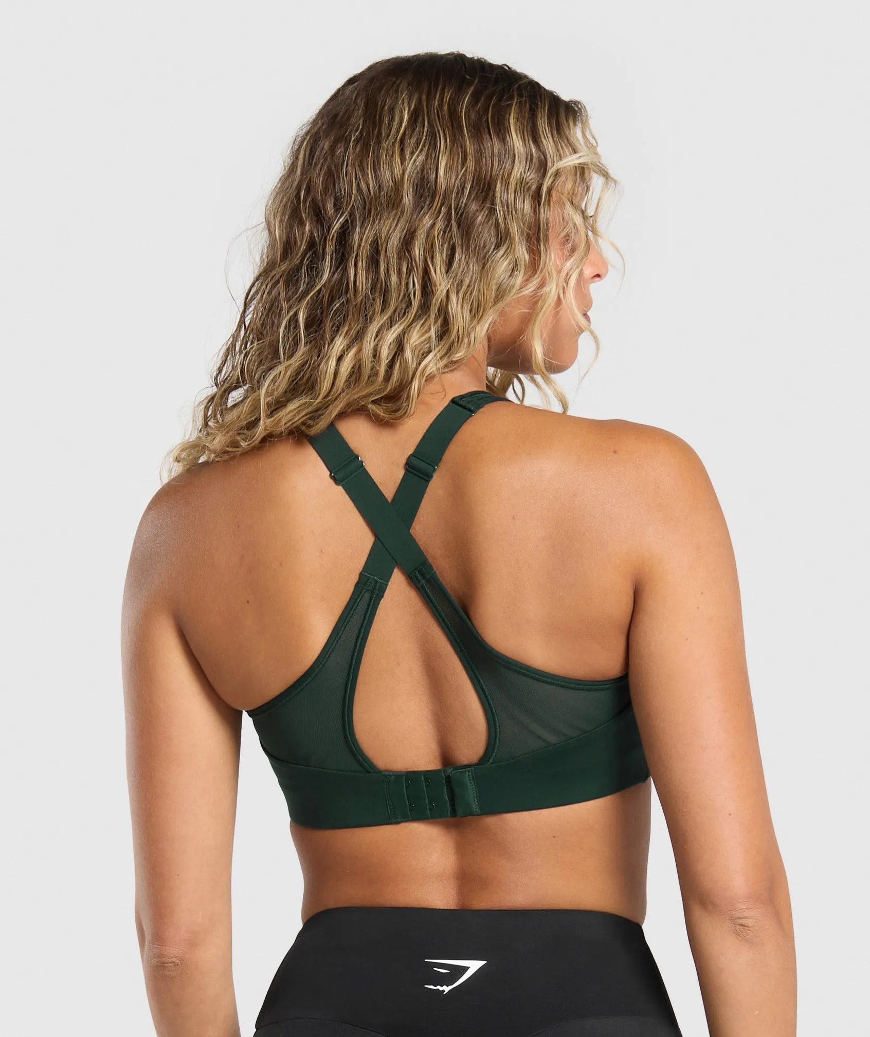 Gymshark Alpha High Support Sports Bra - Victory Green