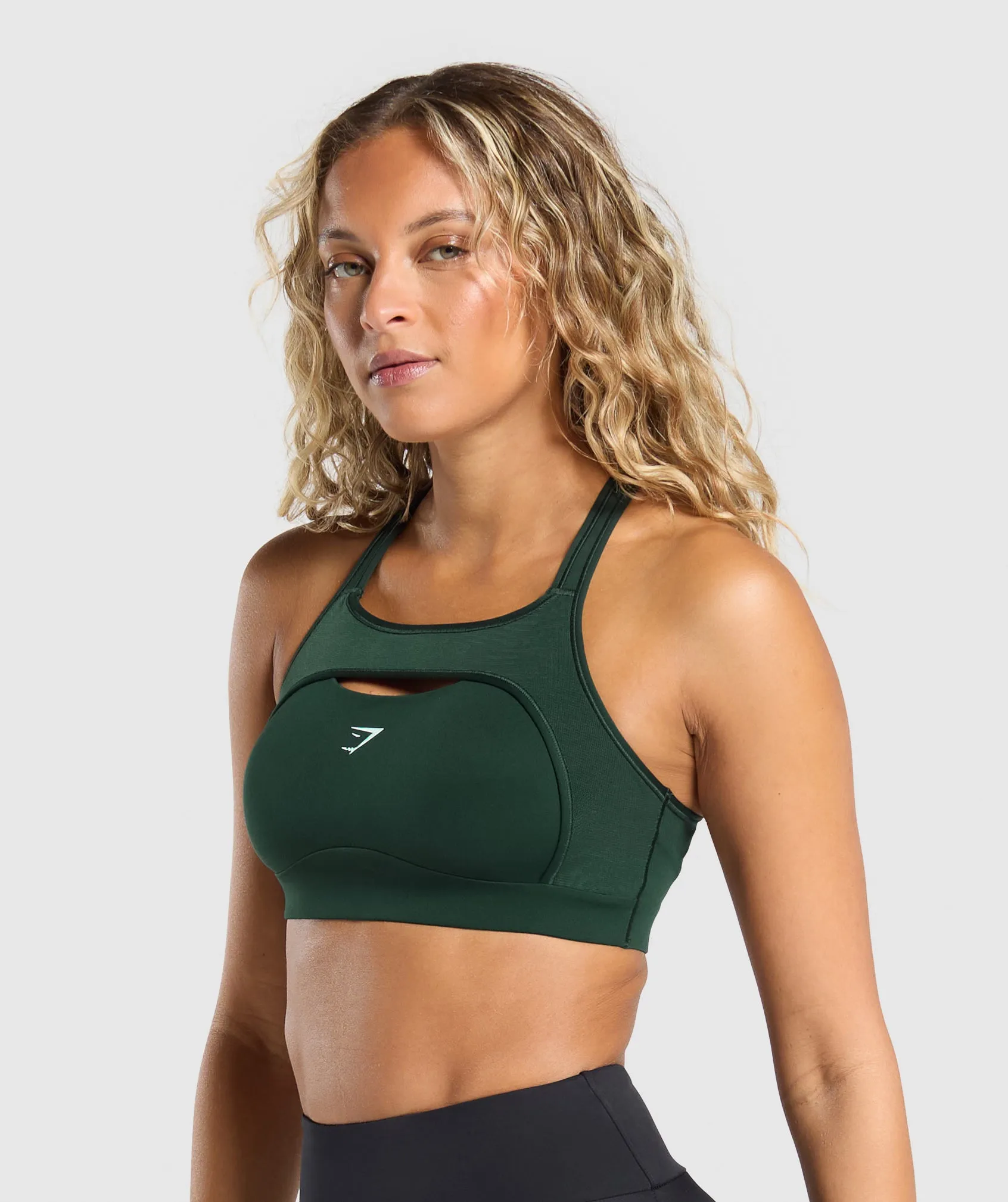 Gymshark Alpha High Support Sports Bra - Victory Green