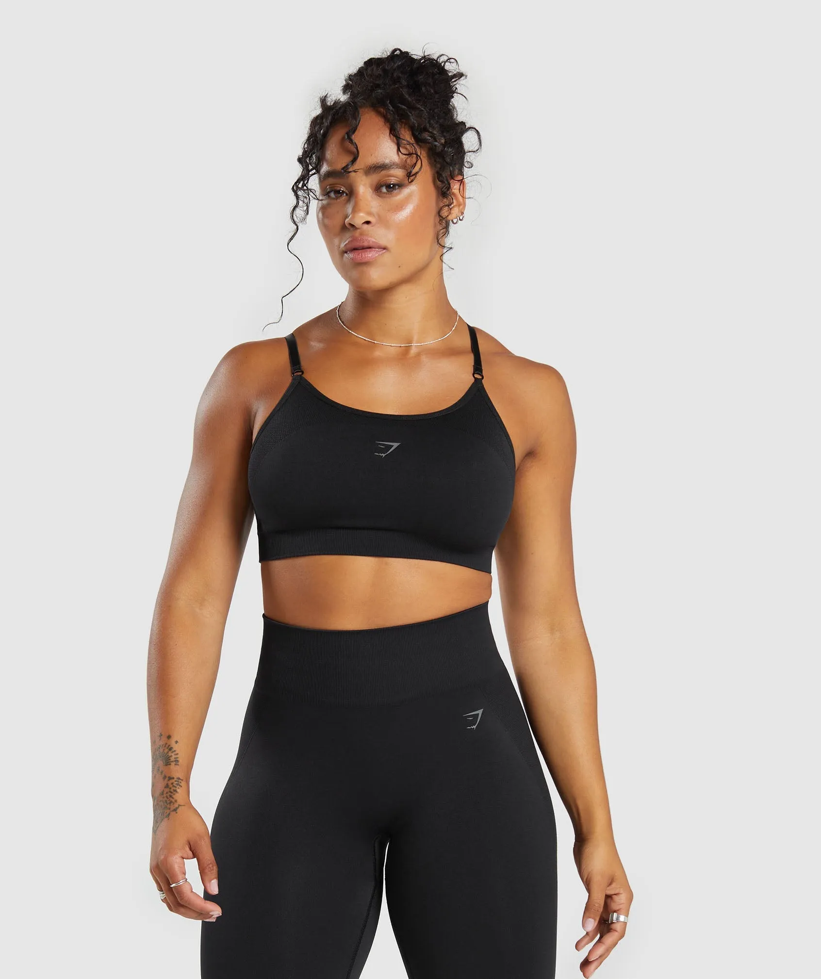 Gymshark Flex Strappy Sports Bra - Black