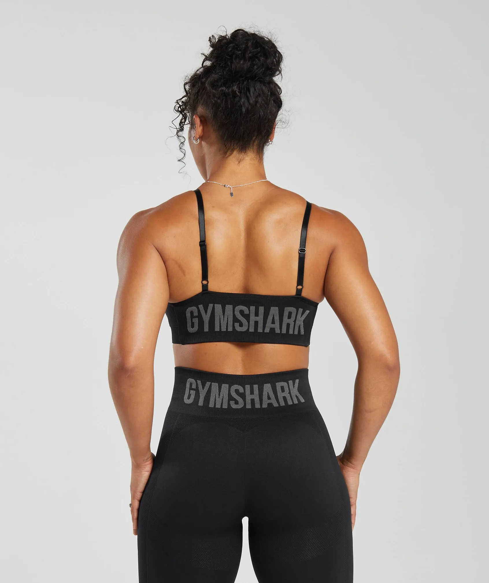 Gymshark Flex Strappy Sports Bra - Black