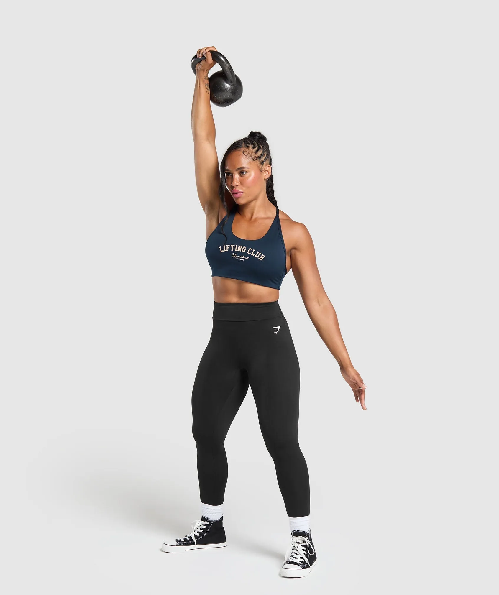 Gymshark Lifting Club Retro Bra - Navy