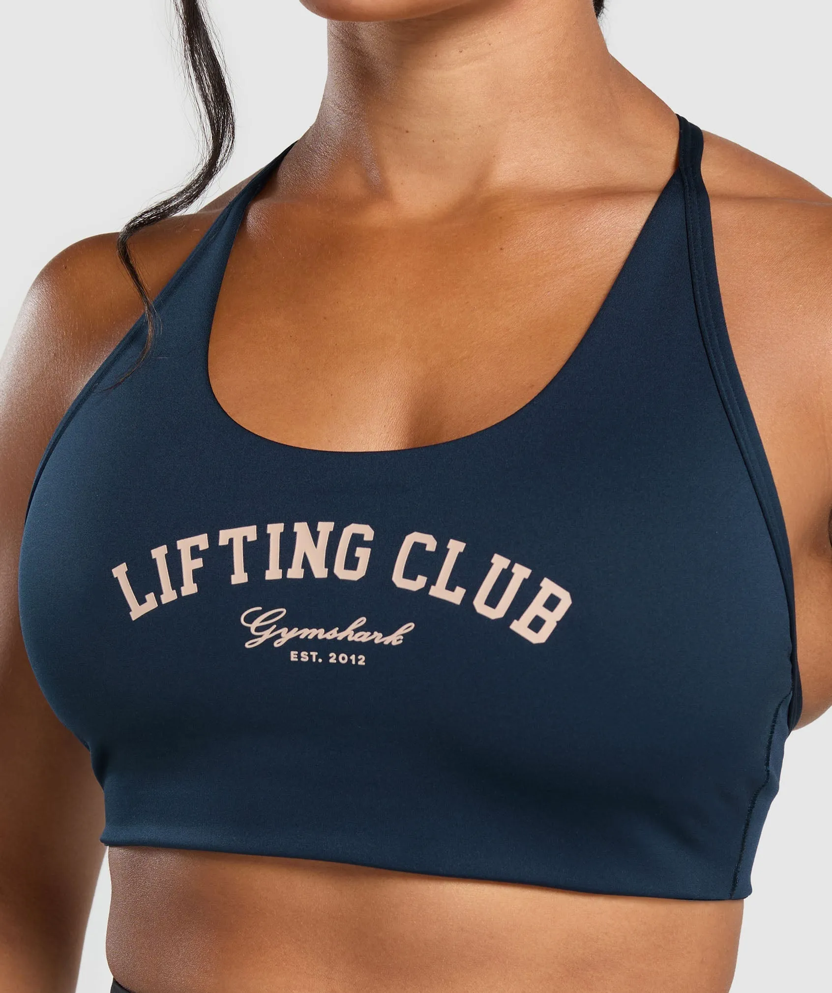 Gymshark Lifting Club Retro Bra - Navy