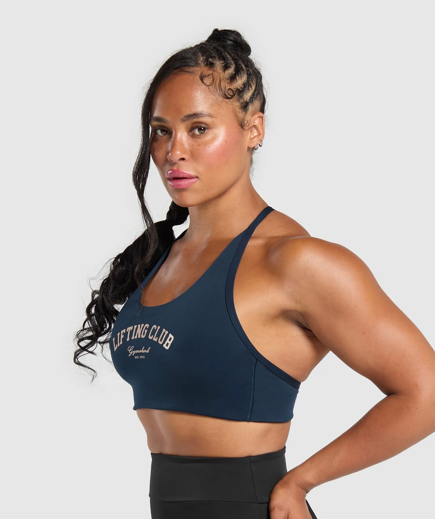 Gymshark Lifting Club Retro Bra - Navy