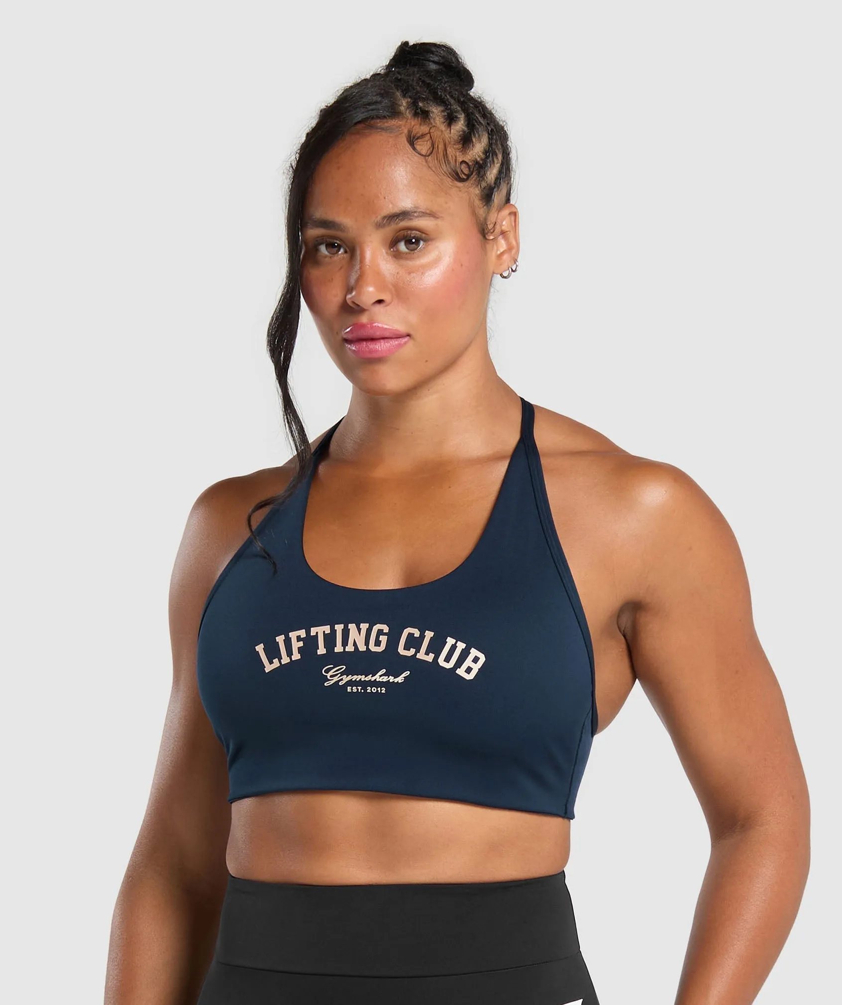 Gymshark Lifting Club Retro Bra - Navy