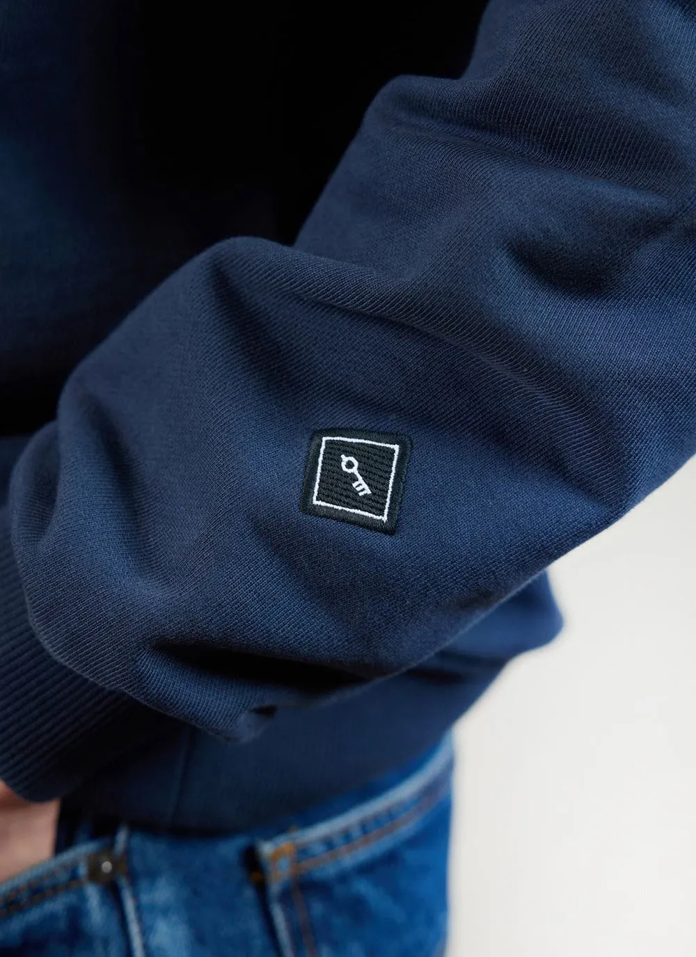 Hoodie | Cotton | Navy