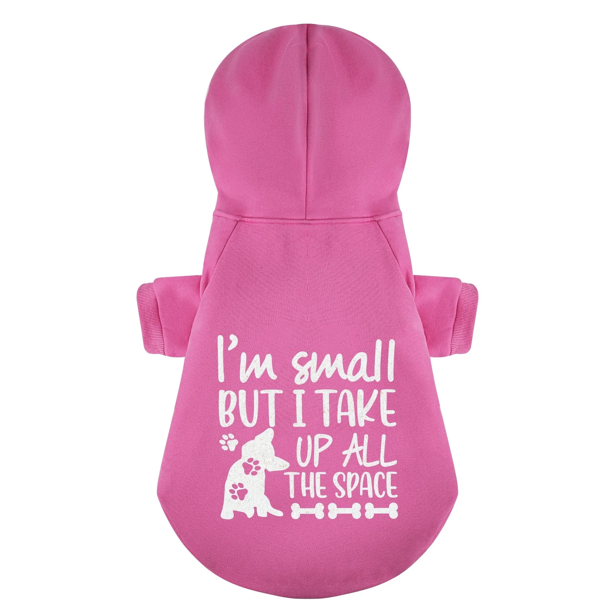 I’m small, but I take up all the space  - Personalized French Bulldog Hoodies with Funny Quotes – Stylish, Cozy, and Premium 100% Cotton