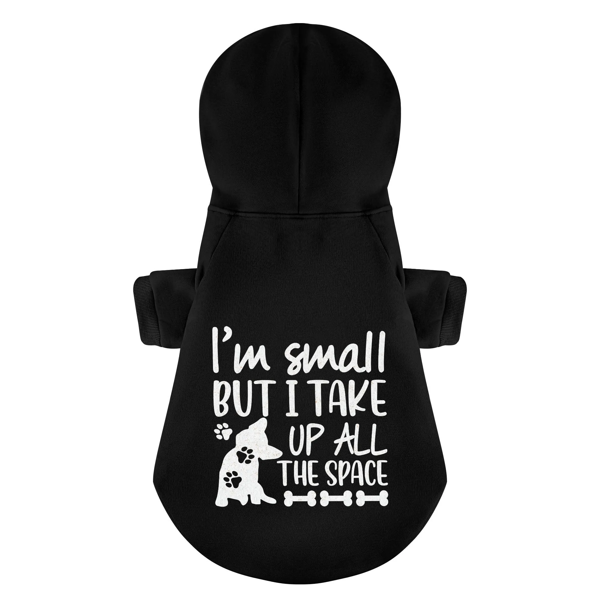 I’m small, but I take up all the space  - Personalized French Bulldog Hoodies with Funny Quotes – Stylish, Cozy, and Premium 100% Cotton