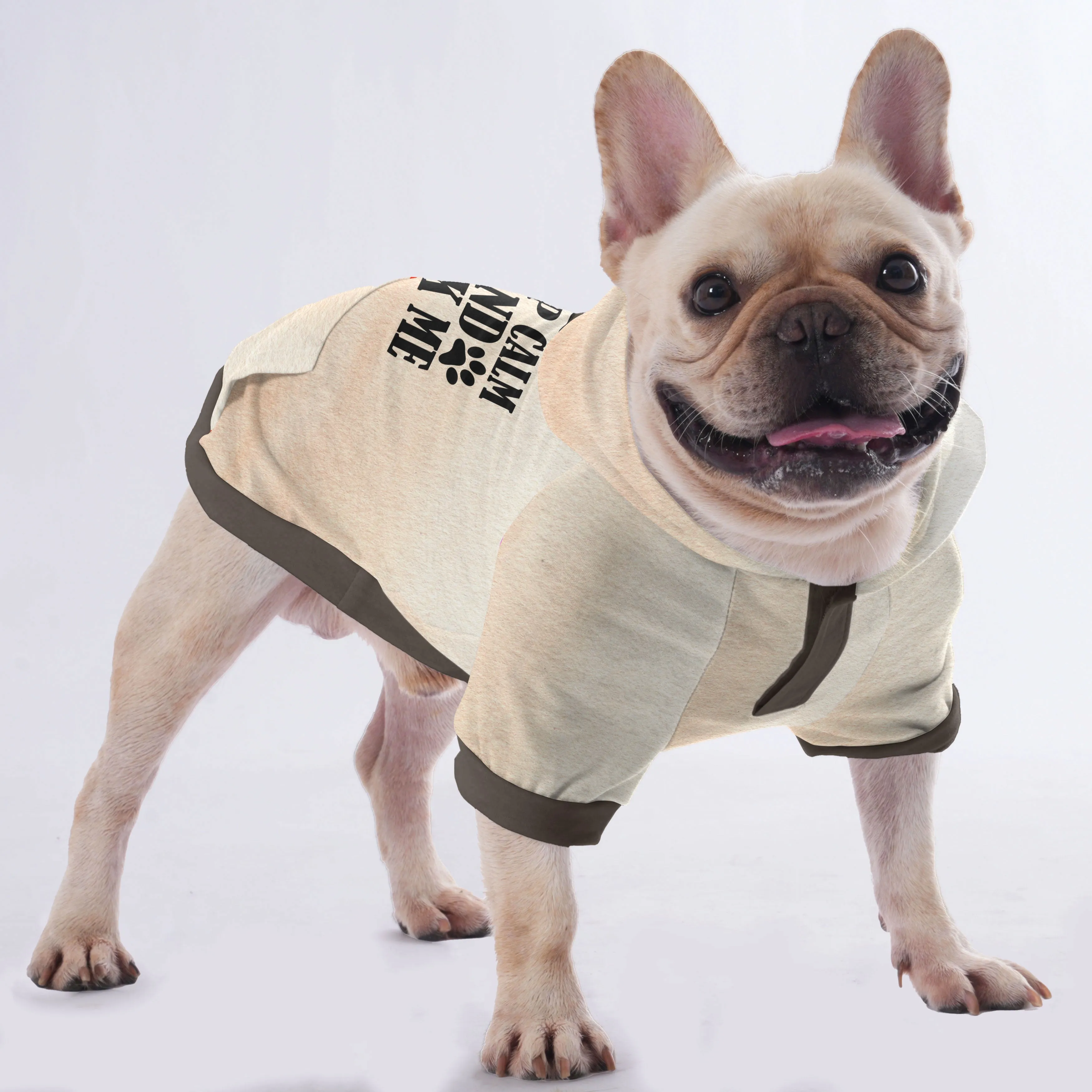 Keep Calm and walk me - Hoodies for French Bulldog  | Frenchie Shop Original