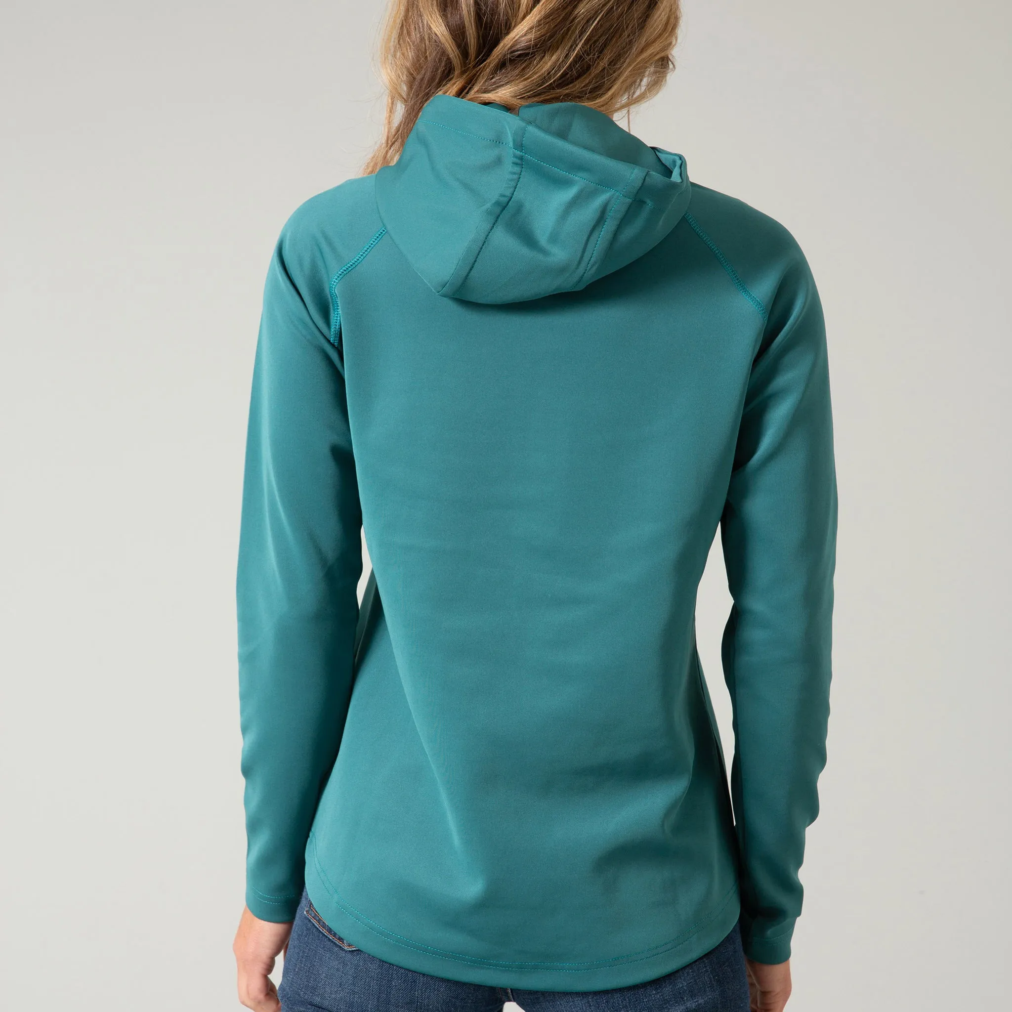 Kimes Women's Teal Embossed Kimes Hoodie