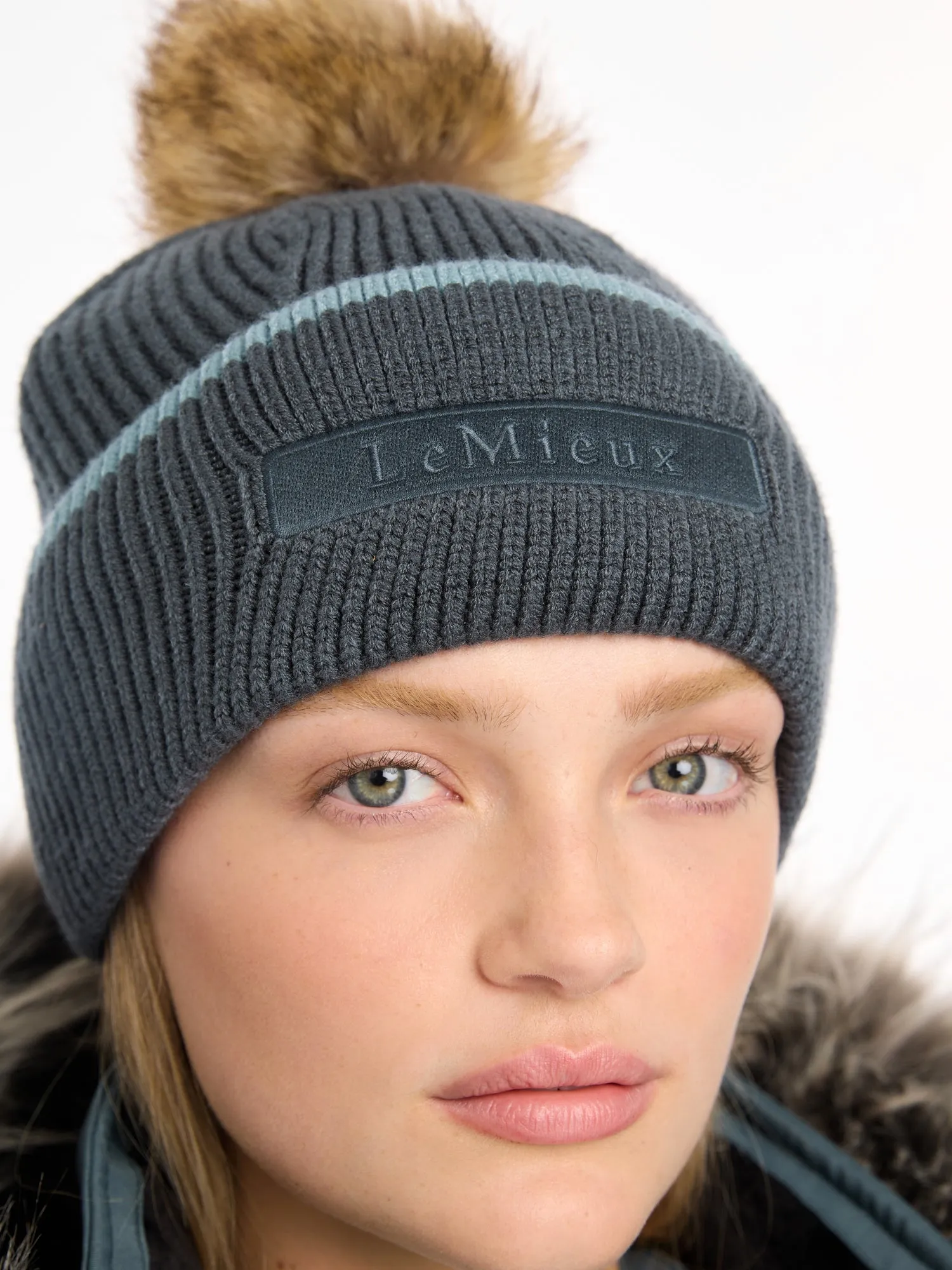 LeMieux Clara Cable Beanie Petrol