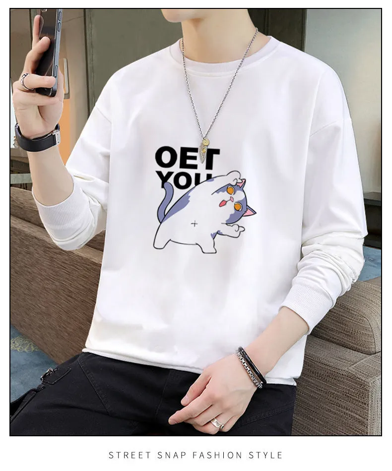 Long Sleeved T-Shirt Sweatshirt INS Trendy Matching Tops Outerwear