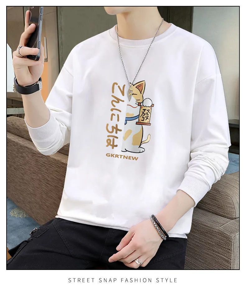 Long Sleeved T-Shirt Sweatshirt INS Trendy Matching Tops Outerwear