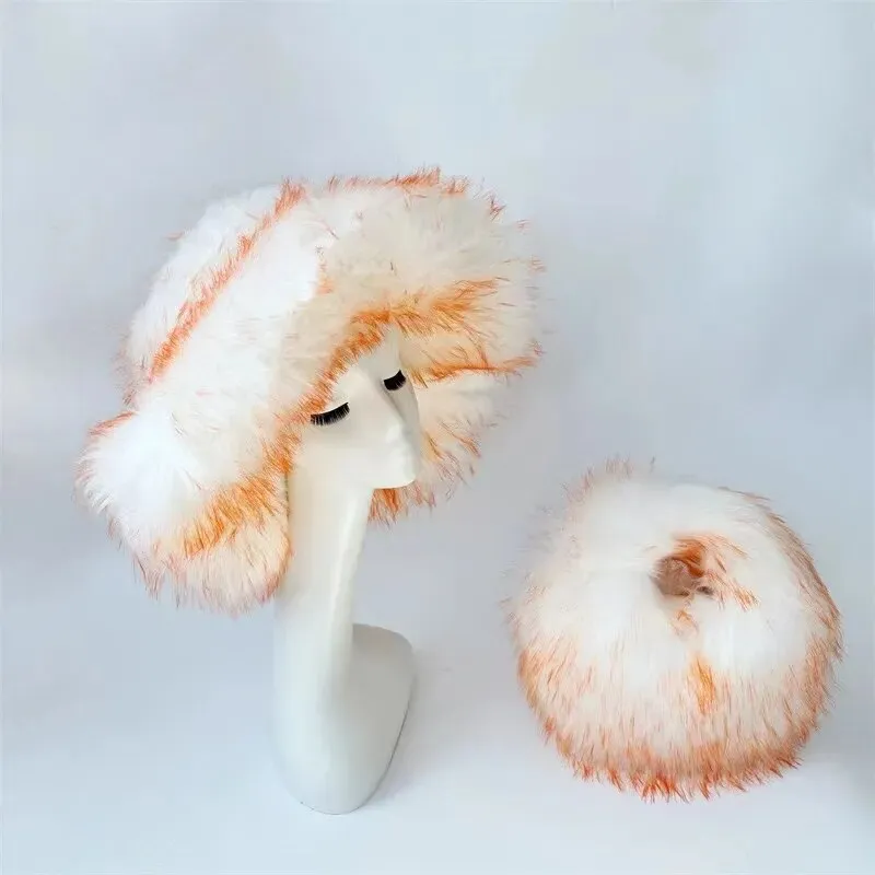 Luxury Fluffy Hat & Bag Set