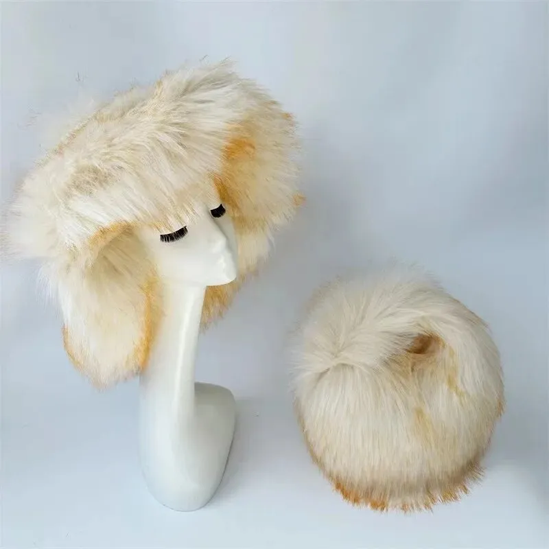 Luxury Fluffy Hat & Bag Set